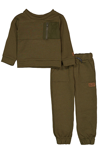 Body Glove Boys' 2-Piece Tricot Double Knit Sweatshirt and Joggers Set - CookiesKids.com