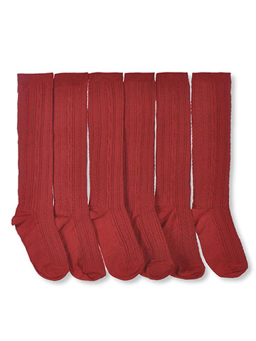 Blue Heaven Girls' 3-Pack Cable Knee Socks - CookiesKids.com