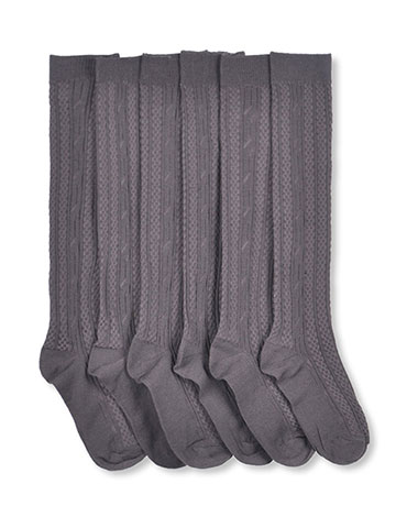 Blue Heaven Girls' 3-Pack Cable Knee Socks - CookiesKids.com
