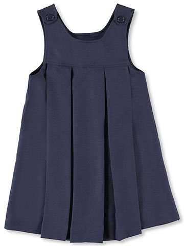 Cookie’s Girls’ Button-Shoulder Pleated Jumper - CookiesKids.com