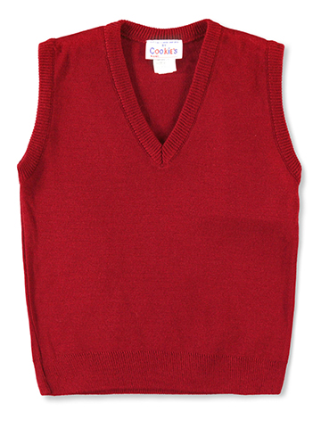 Cookie's Unisex V-Neck Sweater Vest (Sizes 4 - 7) - CookiesKids.com