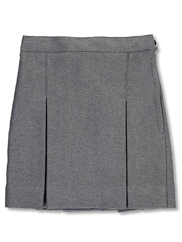 Cookie's Girls' Box Pleat Plaid Uniform Skirt - CookiesKids.com