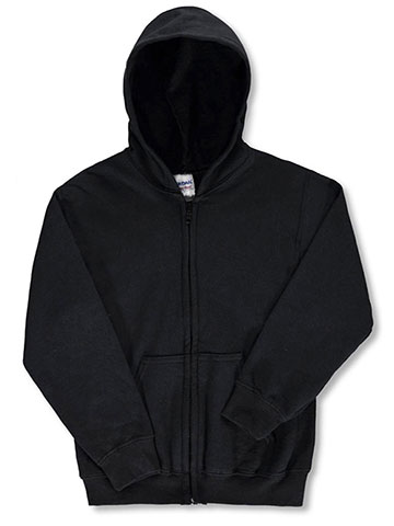 Gildan Basic Fleece Zip-Up Unisex Hoodie (Youth Sizes S - XL) - CookiesKids.com