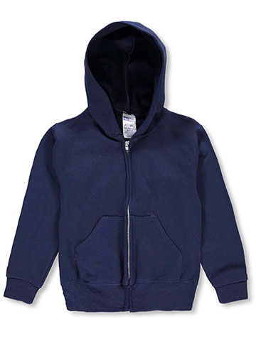 Jerzees Boys' Fleece Zip-up Hoodie - CookiesKids.com