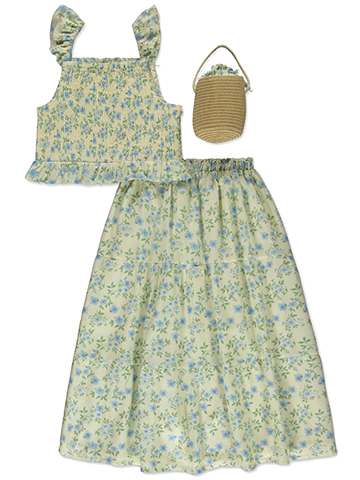 Btween Girls' 3-Piece Skirt Set Outfit - CookiesKids.com