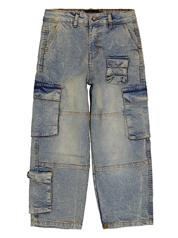 Buffalo Boys' David Bitton Baggy Cargo Jeans - CookiesKids.com