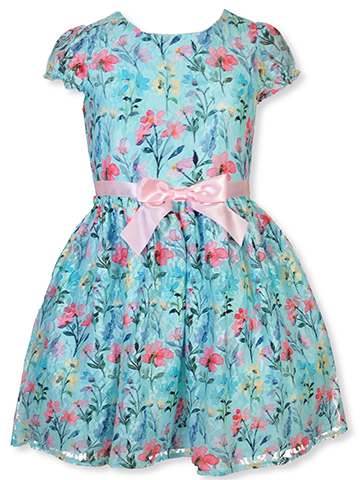 Purple Rose Girls' Floral Dress - CookiesKids.com