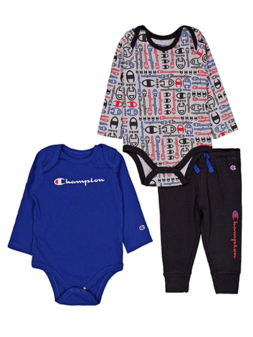Boys' Champion 3-Piece Bodysuit and Pants Set - CookiesKids.com
