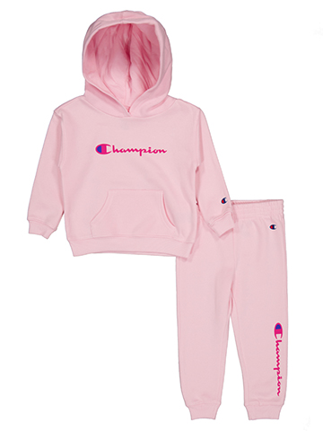 Champion Baby Girls' Signature Pull On Hoodie and Jogger Set - CookiesKids.com