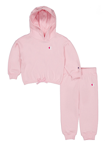 Champion Baby Girls' Pull-On Hoodie and Joggers Set - CookiesKids.com