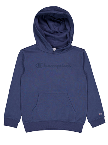 Champion Boys' Classic Signature Pull-On Hooded Sweatshirt - CookiesKids.com