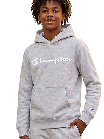 Champion Boys' Classic Signature Pull-On Hooded Sweatshirt - CookiesKids.com