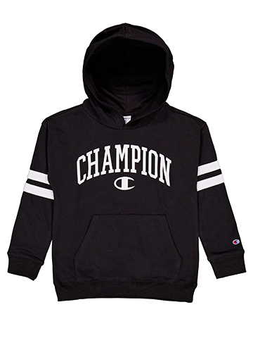 Champion Boys' Oversized Hoodie with Striped Sleeves - CookiesKids.com