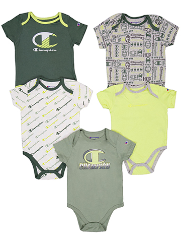 Boys' Champion 5-Piece Bodysuit Set - CookiesKids.com