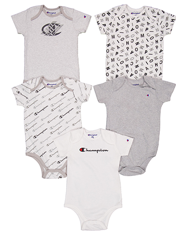 Champion Baby Boys' 5-Piece Bodysuit Set - CookiesKids.com