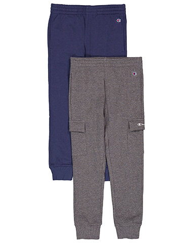 Champion Boys' 2-Pack Cargo & Chenille Jogger Sweatpants Set - CookiesKids.com