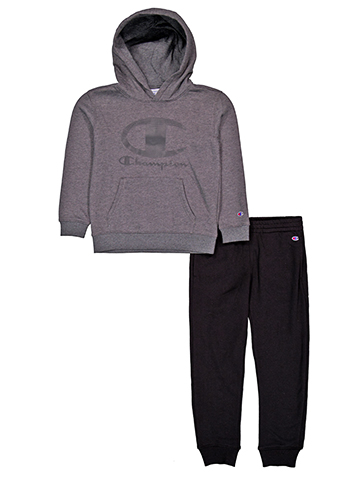 Champion Boys' Vintage Hoodie and Jogger Logo Set - CookiesKids.com