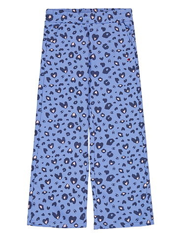 Champion Girls' Wide-Leg Leopard Heart and Logo Print Sweatpants - CookiesKids.com