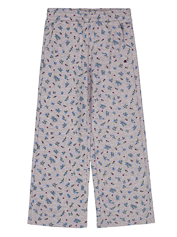 Champion Girls' Fleece Floral Print Wide Leg Sweatpants - CookiesKids.com