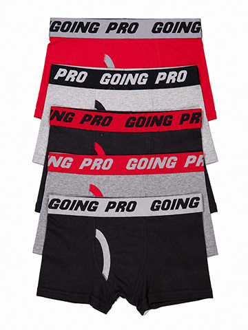 Going Pro Boys' Boxer Briefs 5-Pack Set - CookiesKids.com