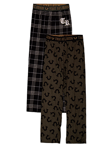 True Religion Boys' 2-Pack Elastic Waistband Pajama Pants Set - CookiesKids.com