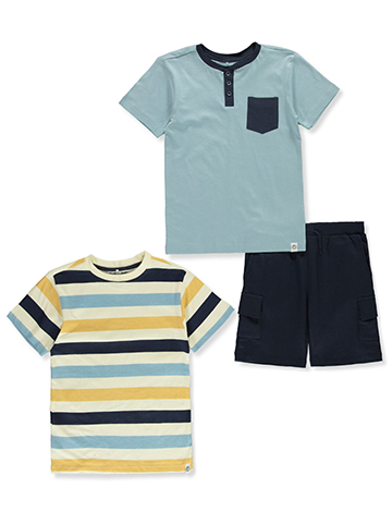 Free Planet Boys' 3-Piece Shorts Set Outfit - CookiesKids.com