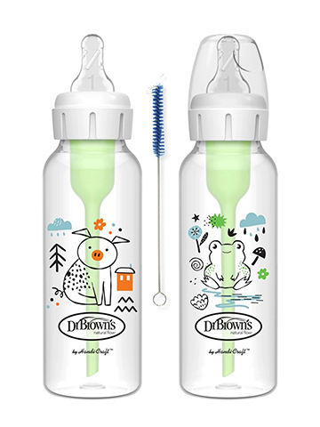 Dr. Brown's 2x 8 Oz. Anti-colic Baby Bottles - CookiesKids.com