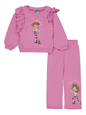 Disney Toy Story Baby Girls' Jessie Sweatshirt and Sweatpants Set - CookiesKids.com