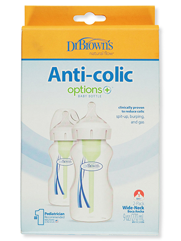 Dr. Brown's 2-Pack Anti-Colic Baby Bottle - CookiesKids.com