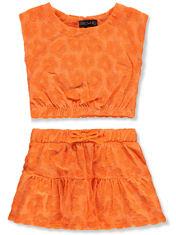 Freestyle Revolution Girls' 2-Piece Daisy Skirt Set Outfit - CookiesKids.com