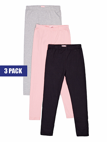 Freestyle Revolution Girls' 3-Pack Leggings Set - CookiesKids.com