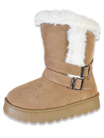 Eddie Marc Girls' Faux-Fur Boots - CookiesKids.com