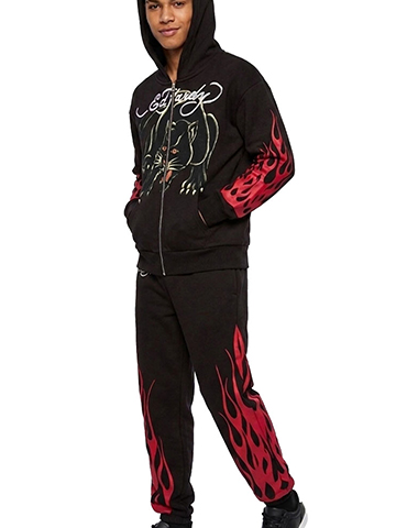 Ed Hardy Boys' Tiger Flame Tracksuit Set - CookiesKids.com