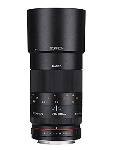 Rokinon 100mm F2.8 ED UMC Full Frame Telephoto Macro Lens for Canon EF Digital SLR Cameras - CookiesKids.com