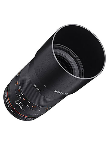 Rokinon 100mm F2.8 ED UMC Full Frame Telephoto Macro Lens with Built-in AE Chip for Nikon Digital SL - CookiesKids.com