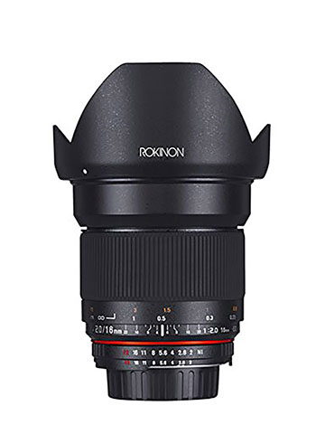 Rokinon 16MAF-N 16mm f/2.0 Aspherical Wide Angle Lens for Nikon (DX) Cameras - CookiesKids.com