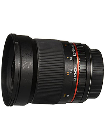 Rokinon 16M-C 16mm f/2.0 Aspherical Wide Angle Lens for Canon EF Cameras - CookiesKids.com