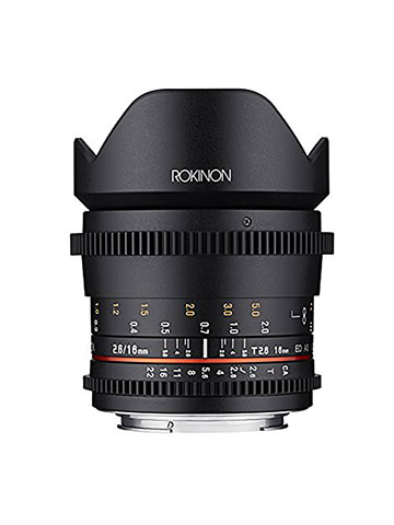 Rokinon 16mm T2.6 Full Frame Cine Wide Angle Lens for Canon EF, Black (FFDS16M-C) - CookiesKids.com