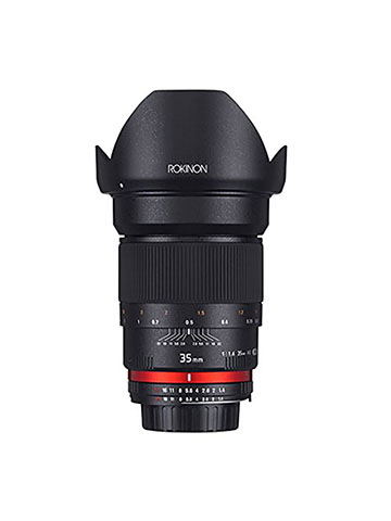 Rokinon 35mm F1.4 AS UMC Wide Angle Cine Lens for Sony E-Mount (NEX) (RK35M-E) - CookiesKids.com