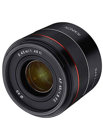 ROKINON 45mm F1.8 Full Frame Auto Focus Compact Lens for Sony E-Mount - CookiesKids.com