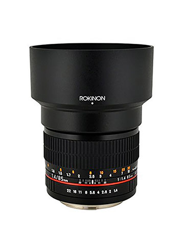 Rokinon 85MAF-N 85mm F1.4 Aspherical Lens for Nikon with Automatic Chip (Black) - CookiesKids.com
