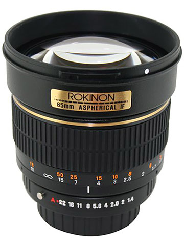 Rokinon 85M-P 85mm f/1.4 Aspherical Lens for Pentax (Black) - CookiesKids.com