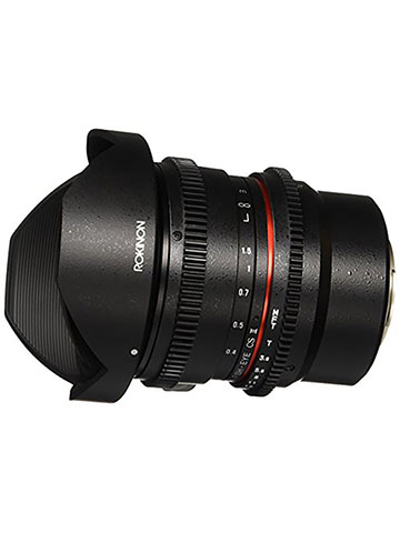 Rokinon 8mm T3.8 AS IF MC CSII DH Cine Fisheye Lens with Removable Hood for Olympus and Panasonic Mi - CookiesKids.com