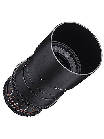 Rokinon Cine DS 100mm T3.1 ED UMC Full Frame Telephoto Macro Cine Lens for Sony E Mount (FE) Interch - CookiesKids.com