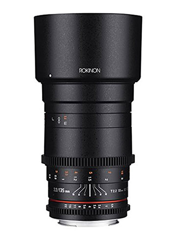 Rokinon Cine DS 135mm T2.2 ED UMC Telephoto Cine Lens for Nikon Digital SLR Cameras - CookiesKids.com