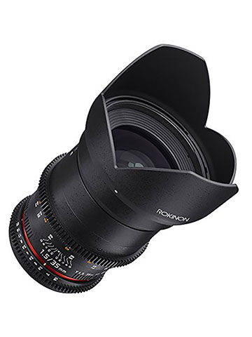 Rokinon Cine DS DS35M-N 35mm T1.5 AS IF UMC Full Frame Cine Wide Angle Lens for Nikon - CookiesKids.com