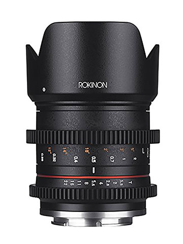 Rokinon CV21M-E 21mm T1.5 Compact High Speed Wide Angle Cine Lens for Sony E-Mount, Black - CookiesKids.com