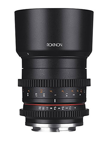 Rokinon CV50M-E 50mm T1.3 Compact High Speed Cine Lens for Sony E-Mount, Black - CookiesKids.com