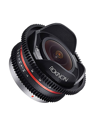 Rokinon CV75MFT-B 7.5mm T3.8 Cine Fisheye Lens for Olympus/Panasonic Micro 4/3 Cameras - CookiesKids.com