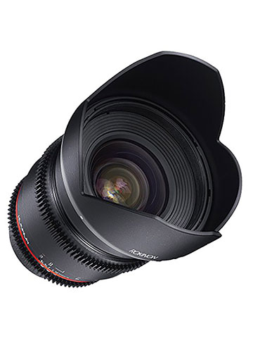 Rokinon DS16M-NEX 16mm T2.2 Cine Wide Angle Lens for Sony Alpha E-Mount Interchangeable Lens Cameras - CookiesKids.com